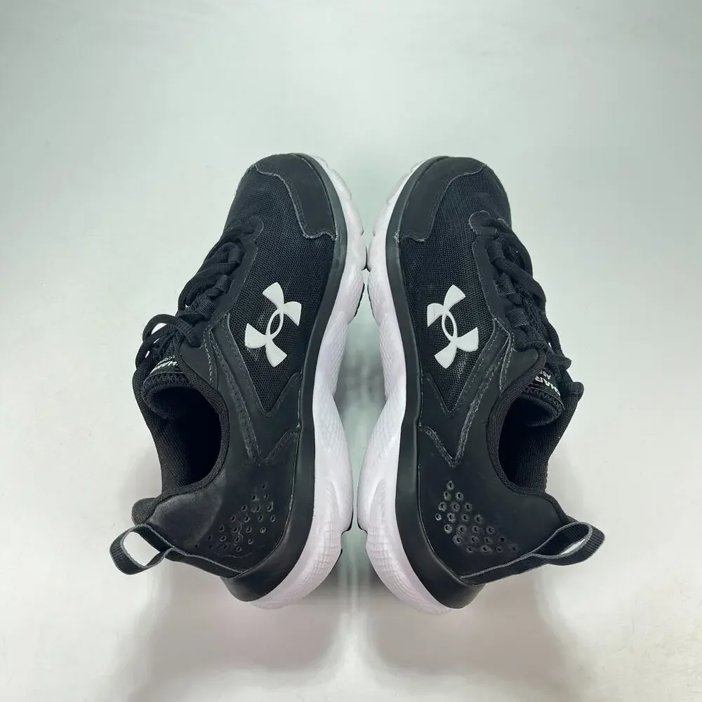 Under Armour UA Charged Assert 9 Black Running Shoes 3024857-001 Men's Size 8 4E